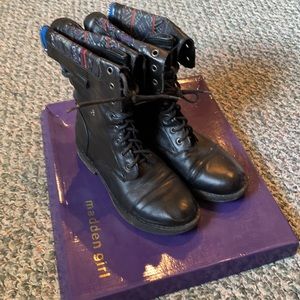 Madden Girl Combat Boots